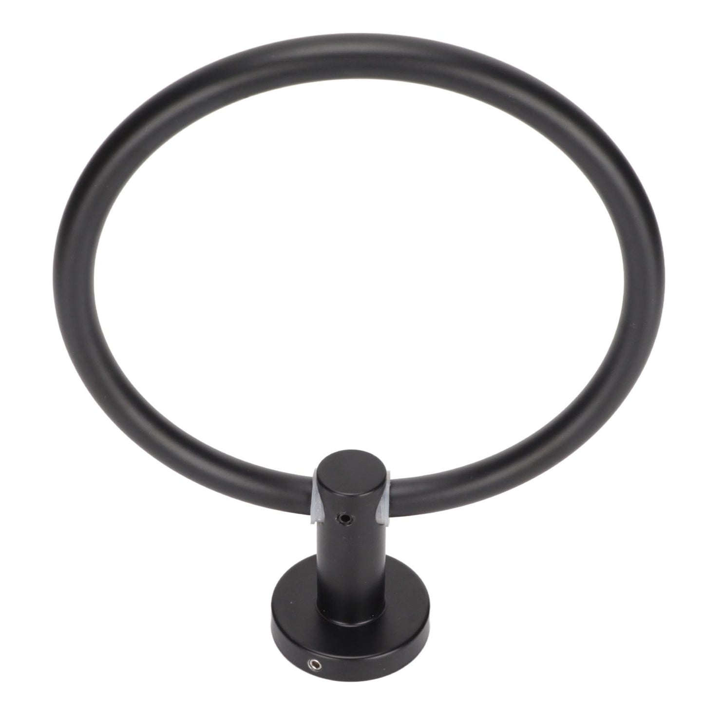 Towel Ring Space Aluminum Modern Round Hand Towel Holder Bath Hardware for Balcony HotelBlack V1294-YM0523-3112220009511