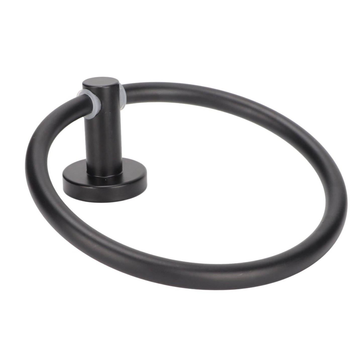 Towel Ring Space Aluminum Modern Round Hand Towel Holder Bath Hardware for Balcony HotelBlack V1294-YM0523-3112220009511