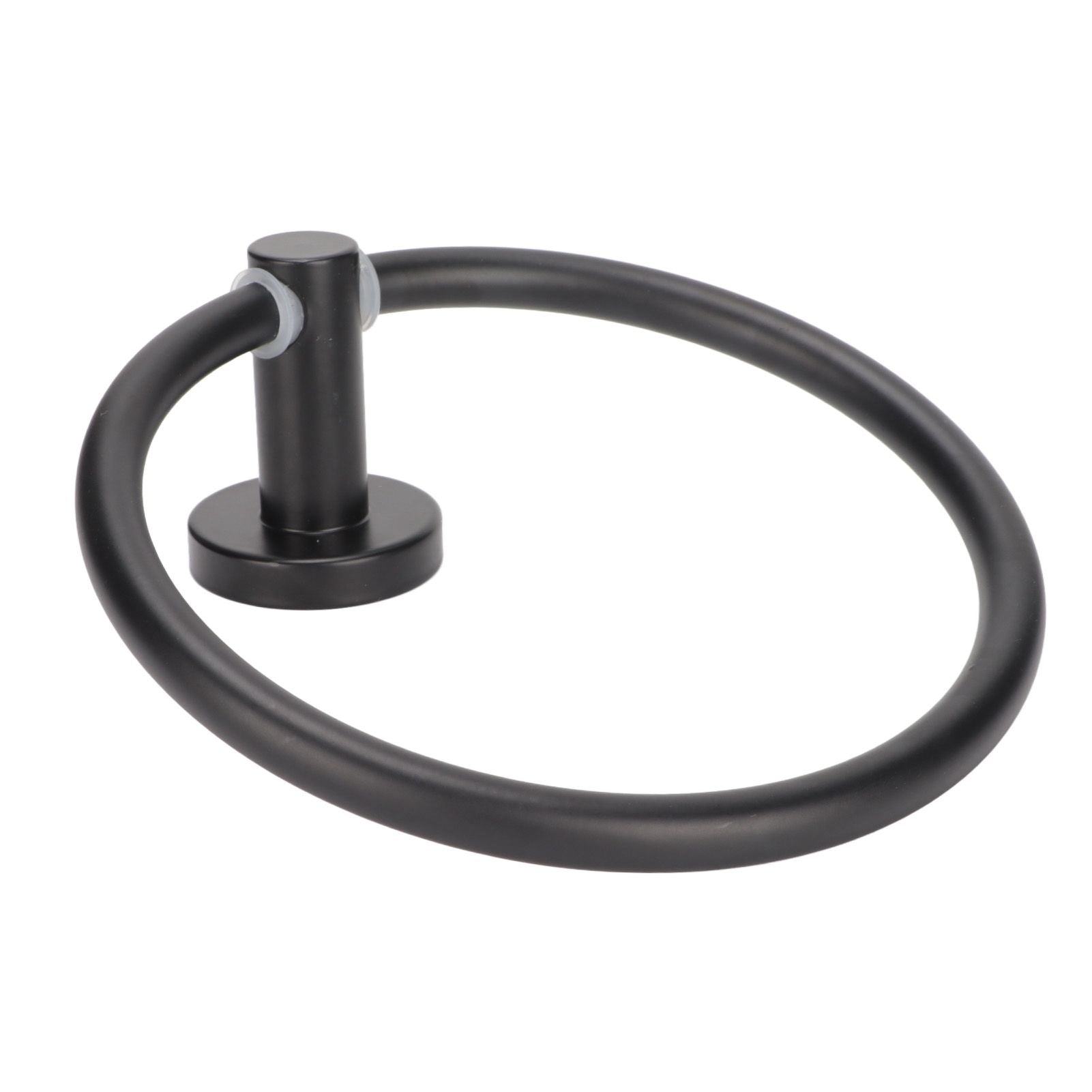 Towel Ring Space Aluminum Modern Round Hand Towel Holder Bath Hardware for Balcony HotelBlack V1294-YM0523-3112220009511