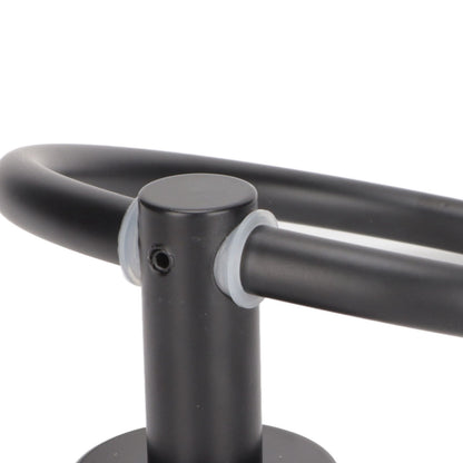 Towel Ring Space Aluminum Modern Round Hand Towel Holder Bath Hardware for Balcony HotelBlack V1294-YM0523-3112220009511