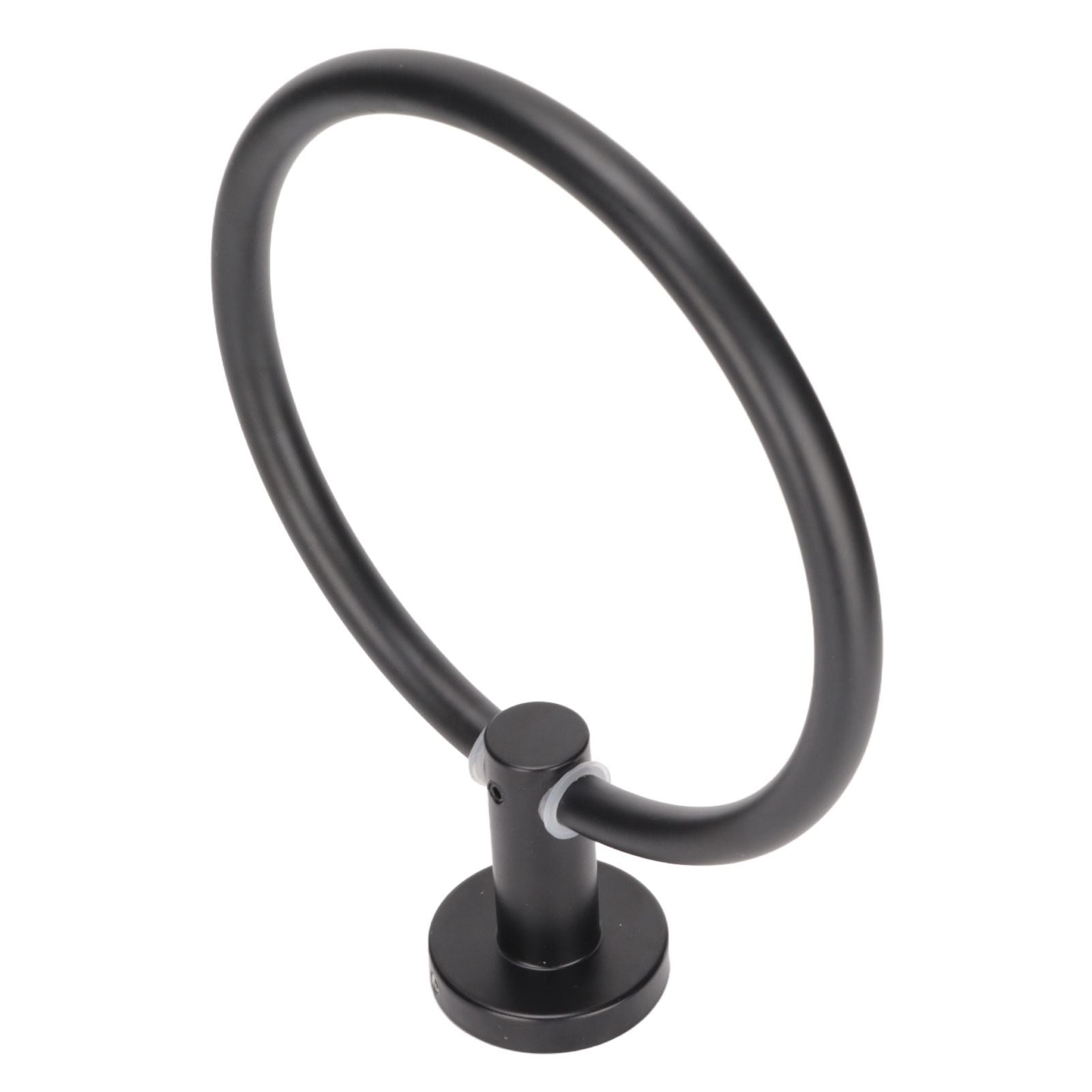 Towel Ring Space Aluminum Modern Round Hand Towel Holder Bath Hardware for Balcony HotelBlack V1294-YM0523-3112220009511