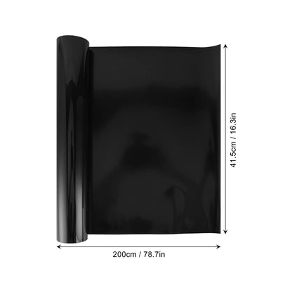 Full Blackout Window Film 100% Light Blocking Static Cling Total Blackout Window Film V1294-YM0523-3112220010711