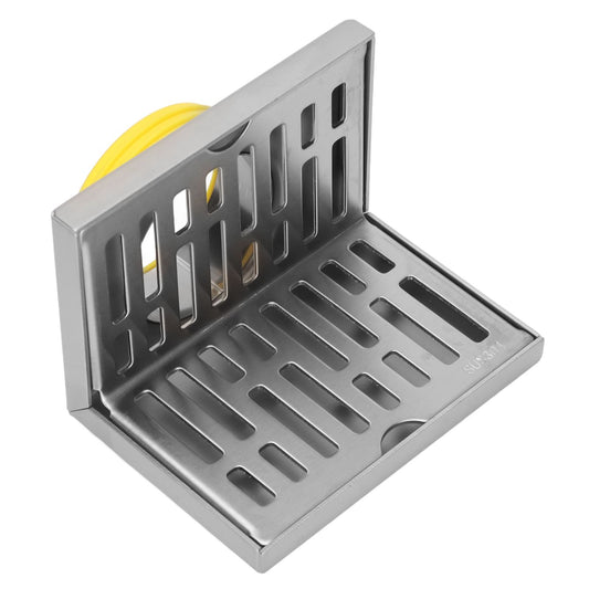 Corner Floor Drain L Shaped Surfaces Drawing Process Corrosion Resistant Anti Rust Side Floor Drain for 2.3in V1294-YM0523-3112220012411