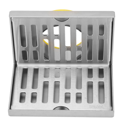 Corner Floor Drain L Shaped Surfaces Drawing Process Corrosion Resistant Anti Rust Side Floor Drain for 2.3in V1294-YM0523-3112220012411