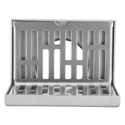 Corner Floor Drain L Shaped Surfaces Drawing Process Corrosion Resistant Anti Rust Side Floor Drain for 2.3in V1294-YM0523-3112220012411