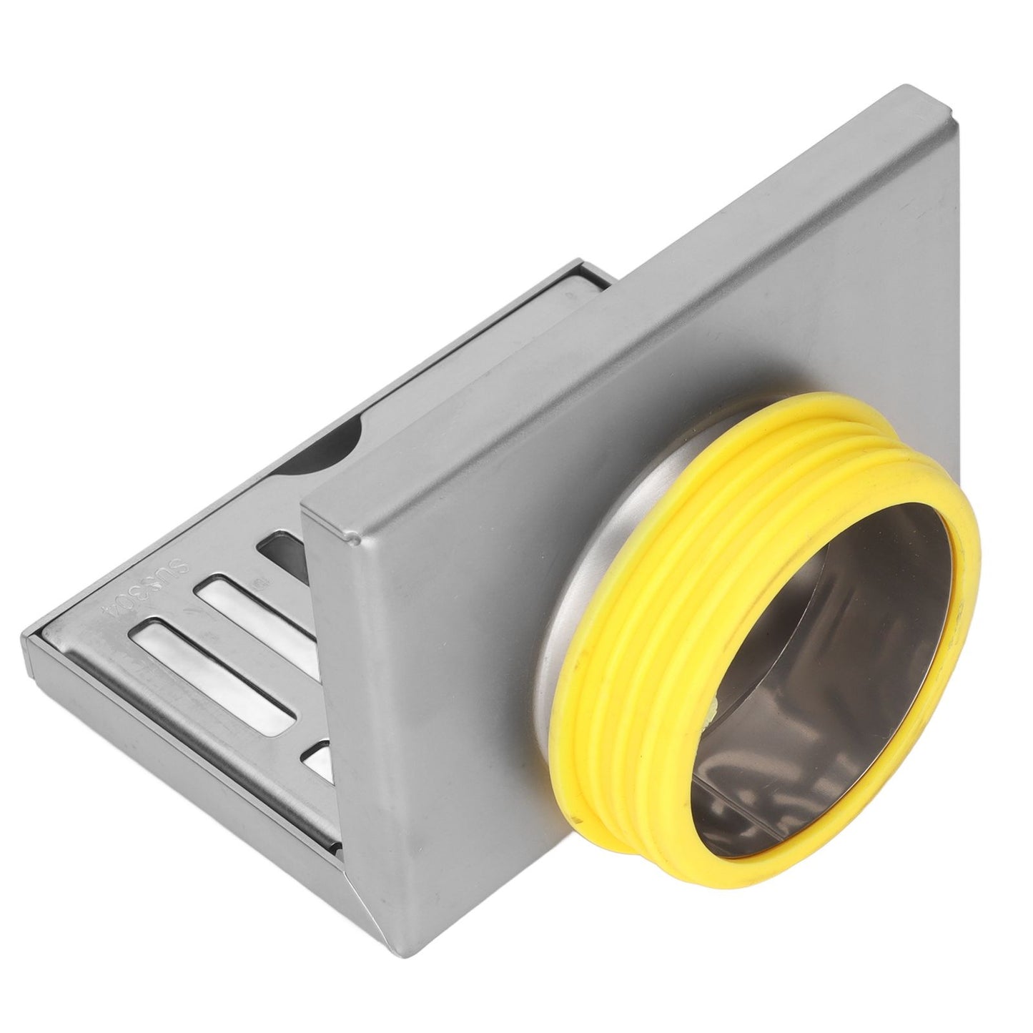 Corner Floor Drain L Shaped Surfaces Drawing Process Corrosion Resistant Anti Rust Side Floor Drain for 2.3in V1294-YM0523-3112220012411