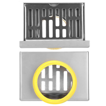 Corner Floor Drain L Shaped Surfaces Drawing Process Corrosion Resistant Anti Rust Side Floor Drain for 2.3in V1294-YM0523-3112220012411