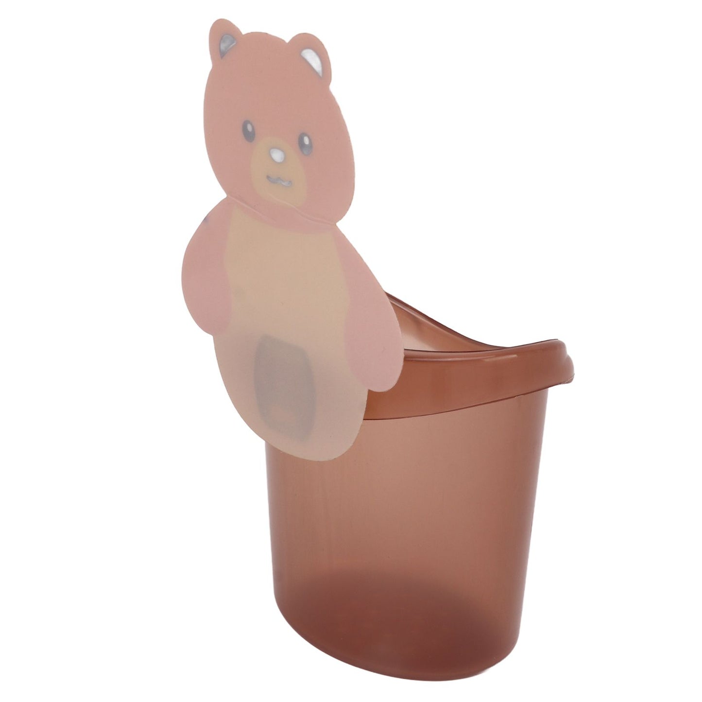 Bear Toothbrush Storage Cup Holder Wall Mounted Comb Storage Rack Bathroom Storage BoxCoffee Color V1294-YM0523-3112220012811