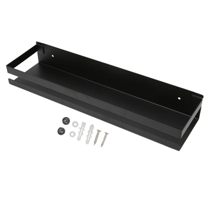 Bathroom Rack Black Large Storage Space Waterproof Strong Bearing Capacity Hotel Shelf Set 40x10x6cm V1294-YM0523-3112220013011