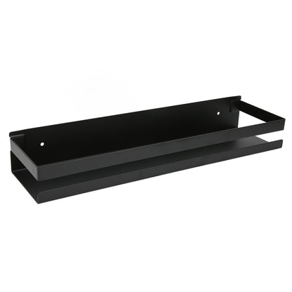Bathroom Rack Black Large Storage Space Waterproof Strong Bearing Capacity Hotel Shelf Set 40x10x6cm V1294-YM0523-3112220013011