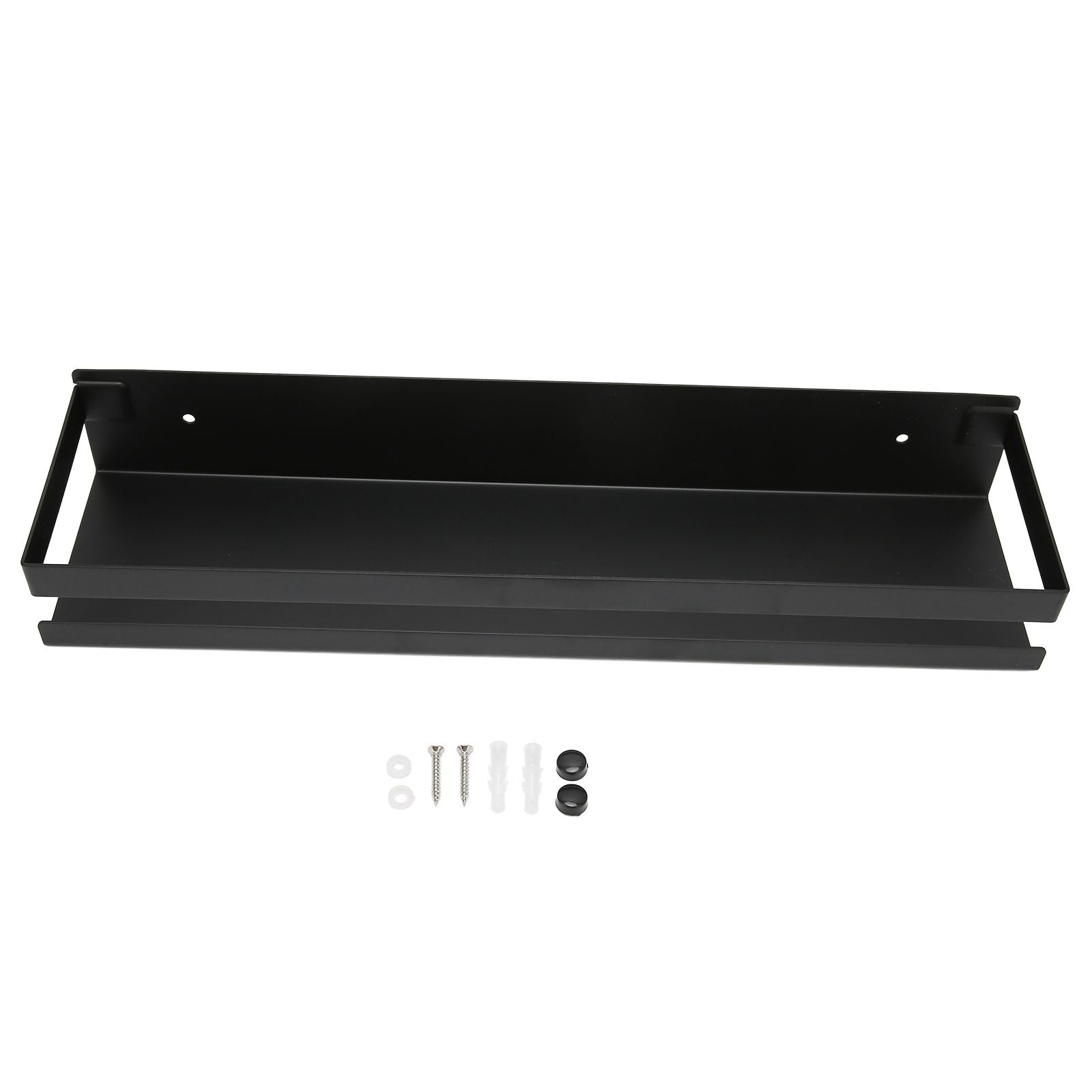Bathroom Rack Black Large Storage Space Waterproof Strong Bearing Capacity Hotel Shelf Set 40x10x6cm V1294-YM0523-3112220013011