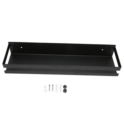 Bathroom Rack Black Large Storage Space Waterproof Strong Bearing Capacity Hotel Shelf Set 40x10x6cm V1294-YM0523-3112220013011