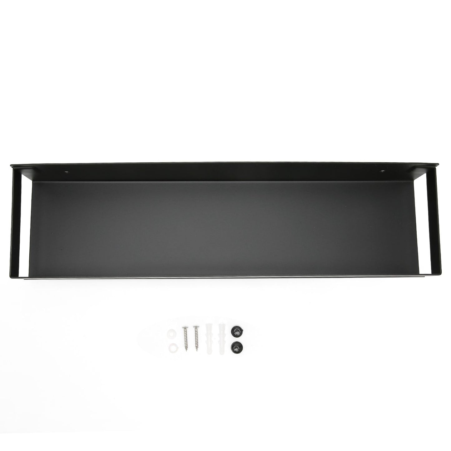 Bathroom Rack Black Large Storage Space Waterproof Strong Bearing Capacity Hotel Shelf Set 40x10x6cm V1294-YM0523-3112220013011