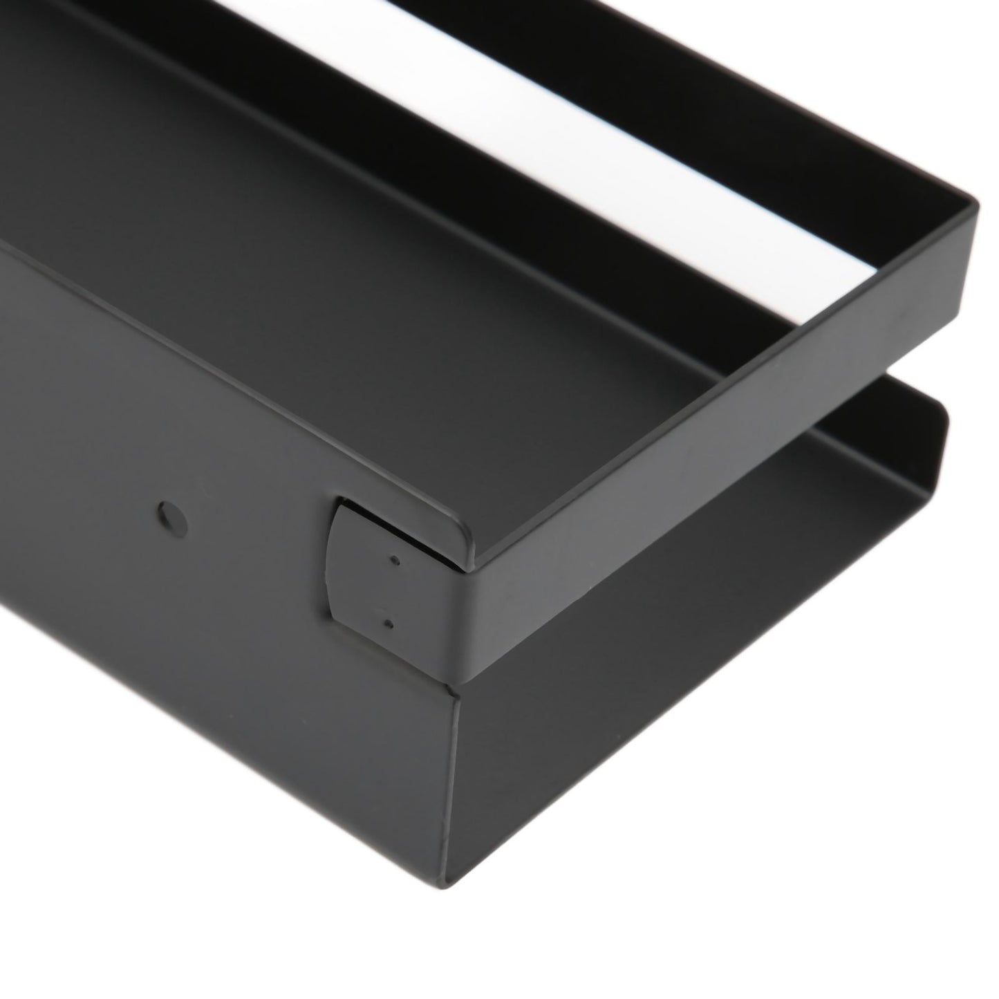 Bathroom Rack Black Large Storage Space Waterproof Strong Bearing Capacity Hotel Shelf Set 40x10x6cm V1294-YM0523-3112220013011