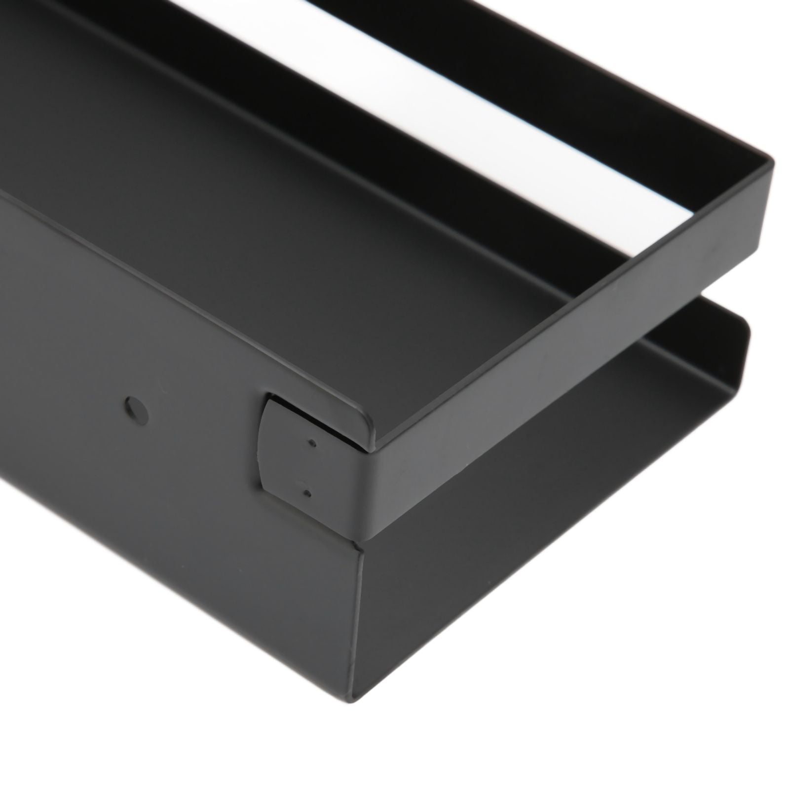 Bathroom Rack Black Large Storage Space Waterproof Strong Bearing Capacity Hotel Shelf Set 40x10x6cm V1294-YM0523-3112220013011