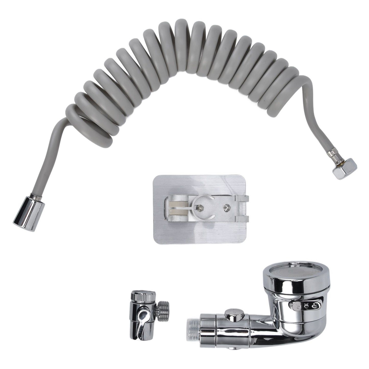Sink Shower Sprayer Stretchy Hose Adjustable Mode Faucet Sprayer Attachment for Shampooing Pet Bathing V1294-YM0523-3112220013611