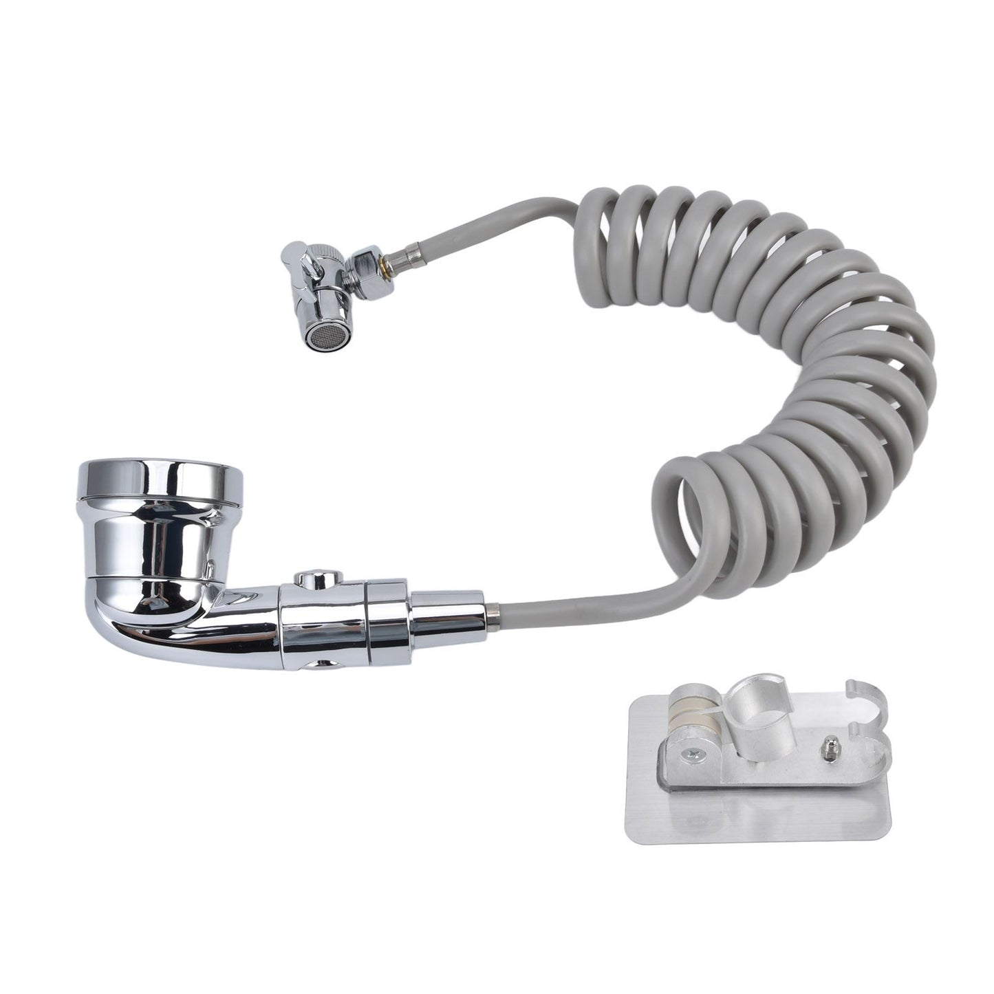 Sink Shower Sprayer Stretchy Hose Adjustable Mode Faucet Sprayer Attachment for Shampooing Pet Bathing V1294-YM0523-3112220013611