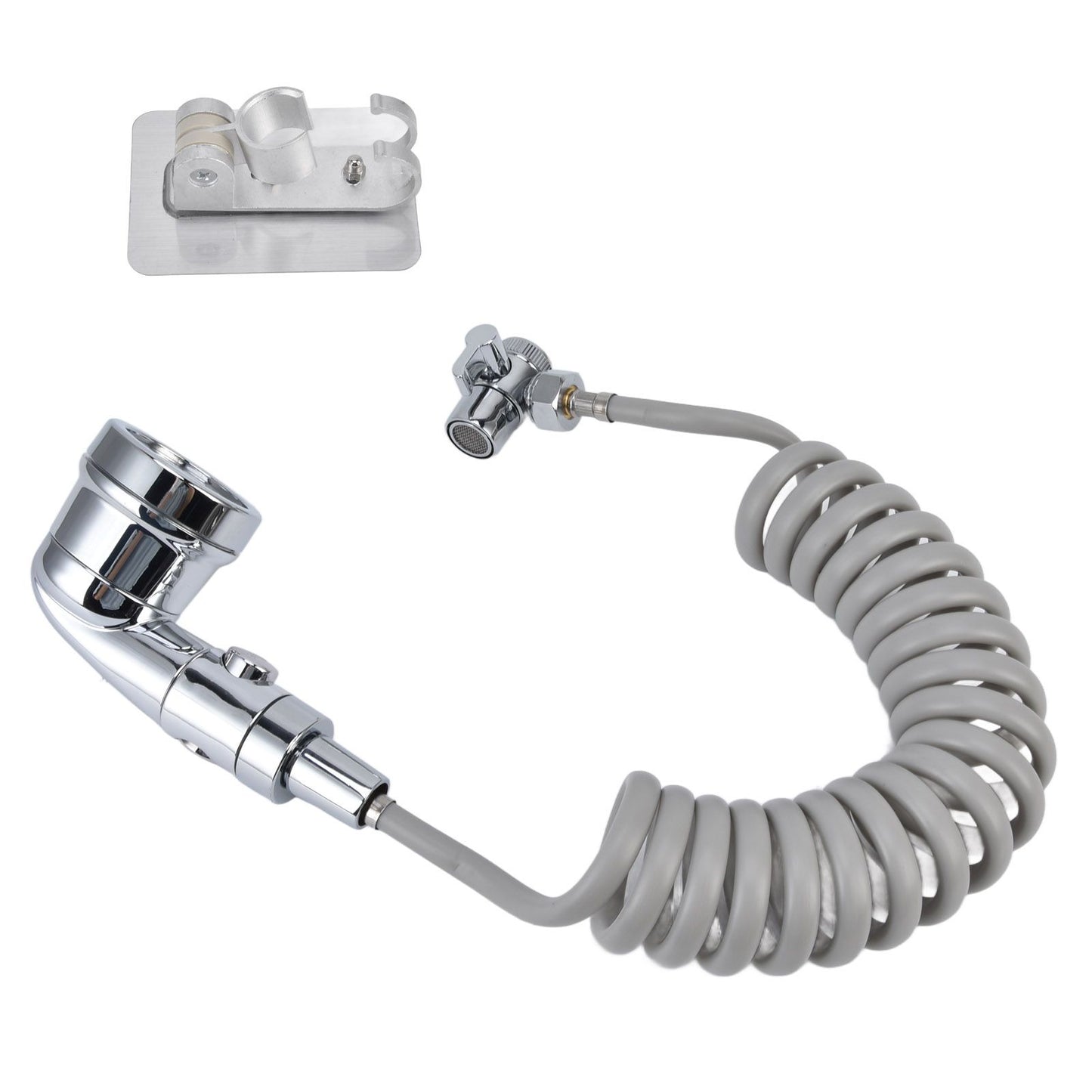 Sink Shower Sprayer Stretchy Hose Adjustable Mode Faucet Sprayer Attachment for Shampooing Pet Bathing V1294-YM0523-3112220013611