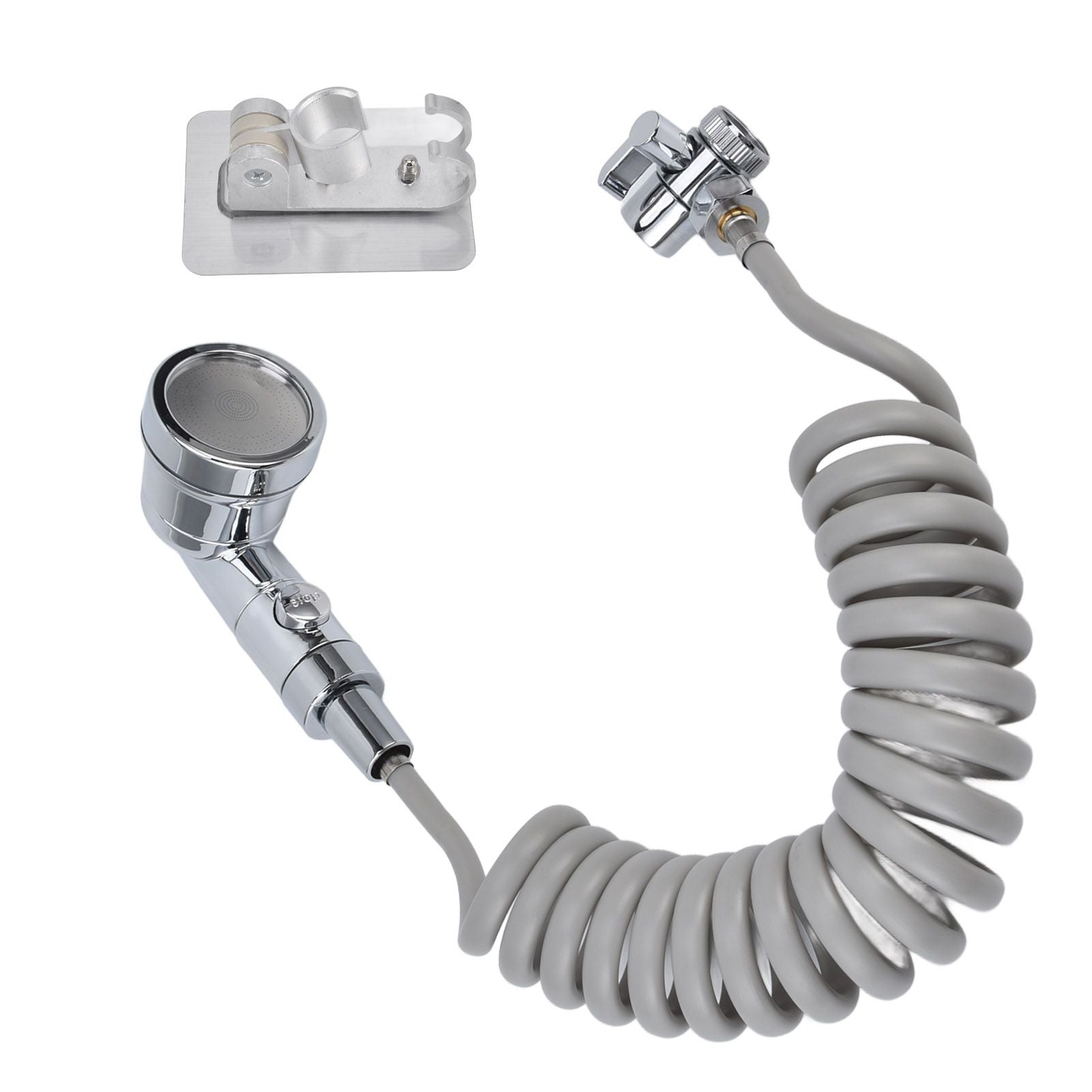Sink Shower Sprayer Stretchy Hose Adjustable Mode Faucet Sprayer Attachment for Shampooing Pet Bathing V1294-YM0523-3112220013611