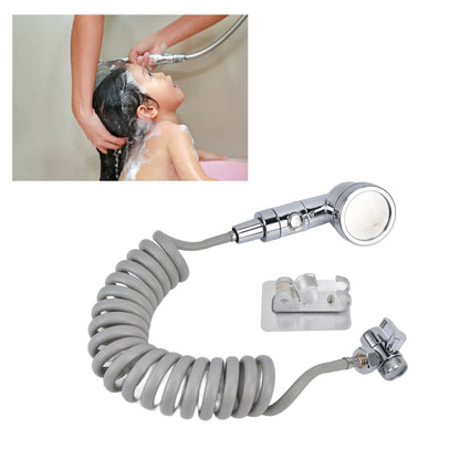 Sink Shower Sprayer Stretchy Hose Adjustable Mode Faucet Sprayer Attachment for Shampooing Pet Bathing V1294-YM0523-3112220013611