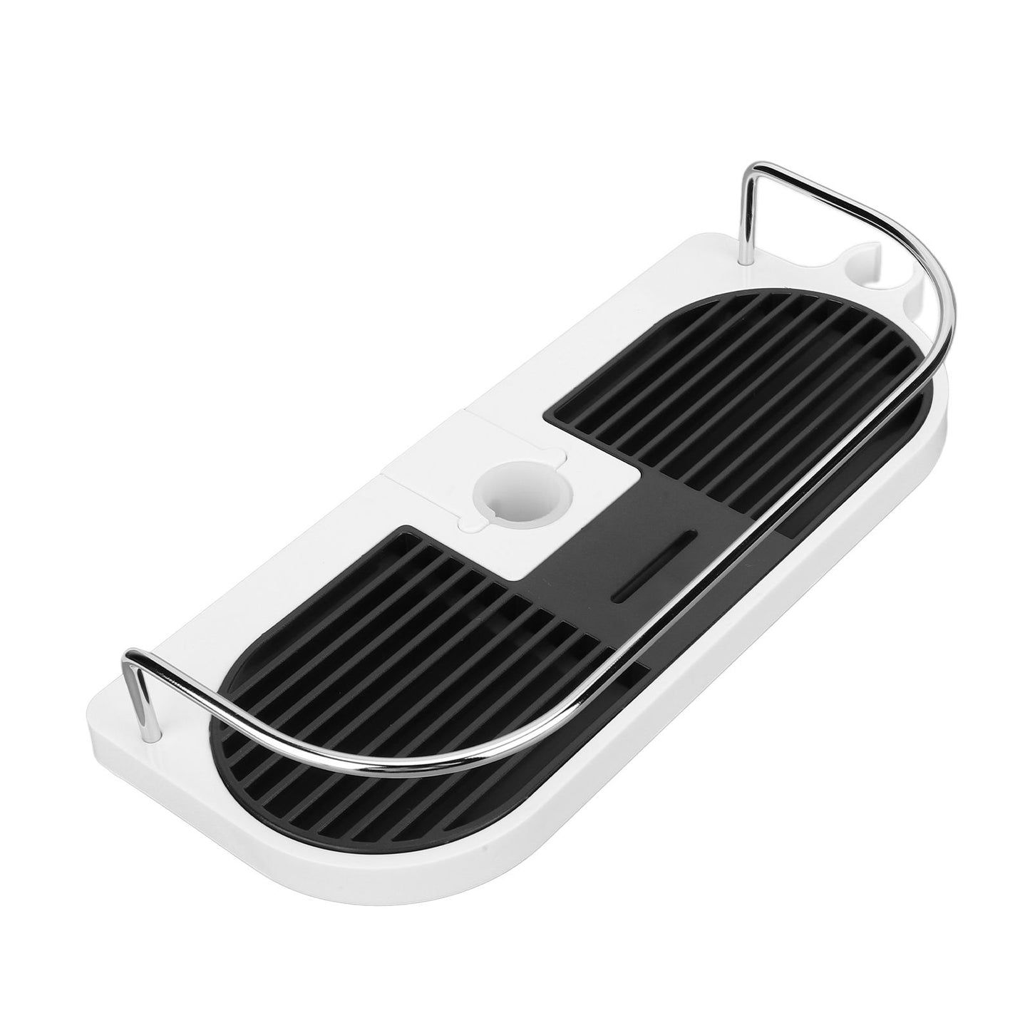 Shower Caddy Punching Free Installation Maximum Load 15kg Height Adjustable Hollow Design Bathroom Storage V1294-YM0523-3112220013911
