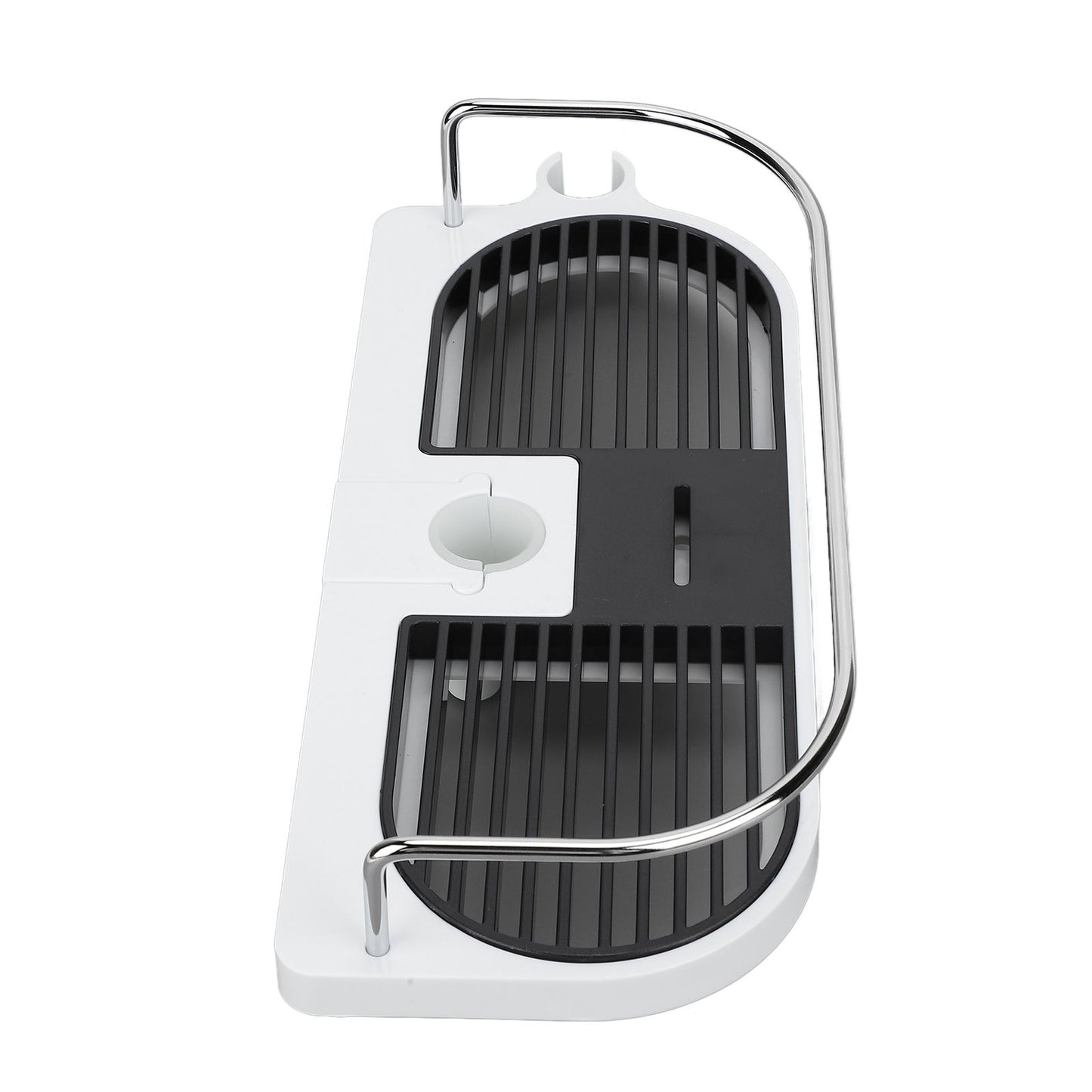 Shower Caddy Punching Free Installation Maximum Load 15kg Height Adjustable Hollow Design Bathroom Storage V1294-YM0523-3112220013911