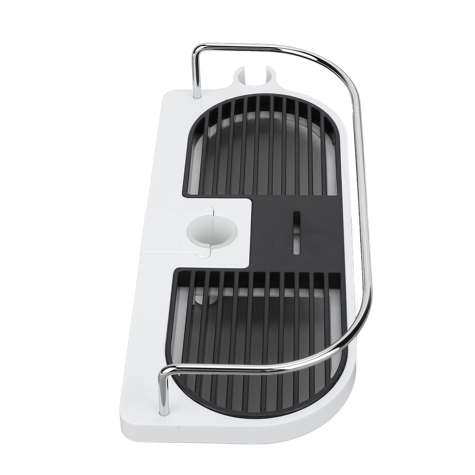 Shower Caddy Punching Free Installation Maximum Load 15kg Height Adjustable Hollow Design Bathroom Storage V1294-YM0523-3112220013911