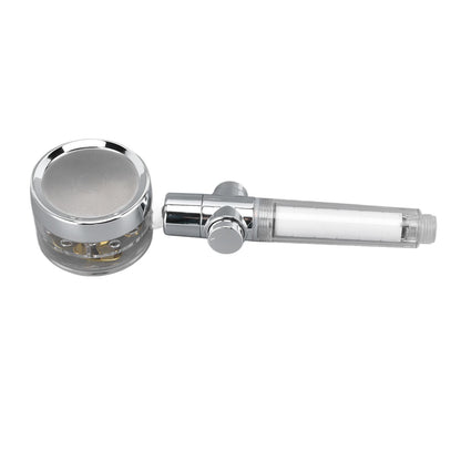 Propeller Shower Head Vortex Hydro Jet 360 degrees Rotating Handheld with Pause Switch Filter G1/2 V1294-YM0523-3112220014511