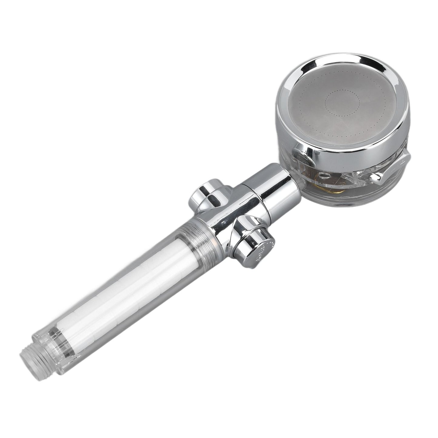 Propeller Shower Head Vortex Hydro Jet 360 degrees Rotating Handheld with Pause Switch Filter G1/2 V1294-YM0523-3112220014511