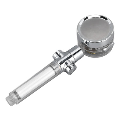 Propeller Shower Head Vortex Hydro Jet 360 degrees Rotating Handheld with Pause Switch Filter G1/2 V1294-YM0523-3112220014511
