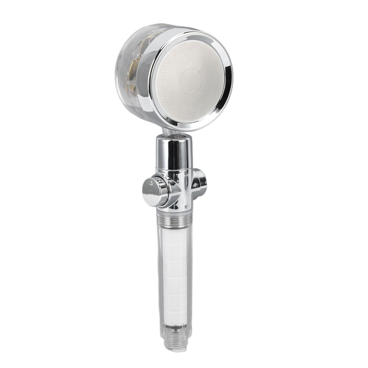 Propeller Shower Head Vortex Hydro Jet 360 degrees Rotating Handheld with Pause Switch Filter G1/2 V1294-YM0523-3112220014511