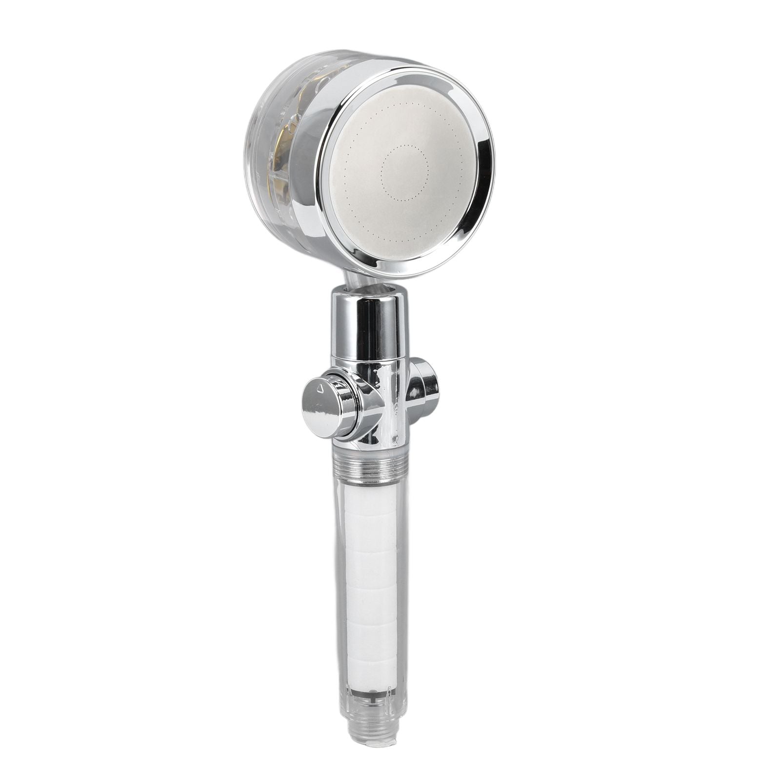 Propeller Shower Head Vortex Hydro Jet 360 degrees Rotating Handheld with Pause Switch Filter G1/2 V1294-YM0523-3112220014511