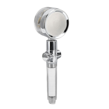 Propeller Shower Head Vortex Hydro Jet 360 degrees Rotating Handheld with Pause Switch Filter G1/2 V1294-YM0523-3112220014511