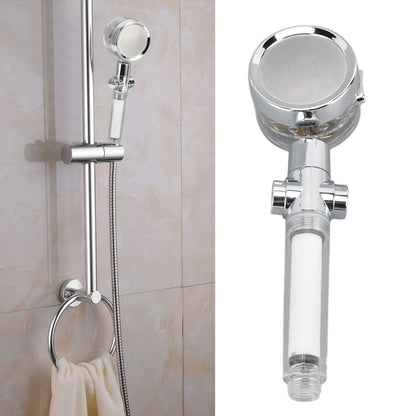 Propeller Shower Head Vortex Hydro Jet 360 degrees Rotating Handheld with Pause Switch Filter G1/2 V1294-YM0523-3112220014511
