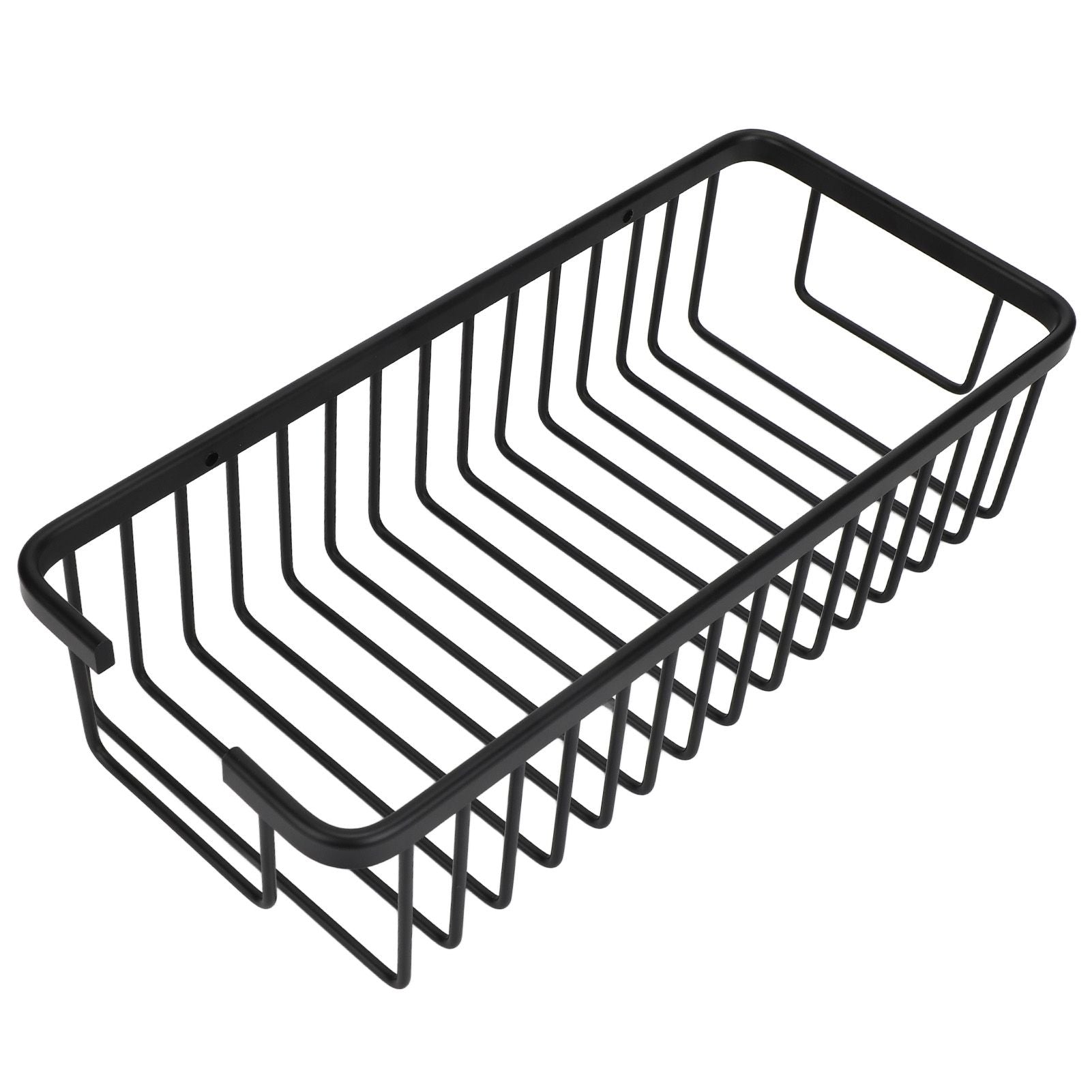 Wall Storage Rack Space Aluminum Rust Proof Large Capacity Kitchen Spice Organize Basket for Bathroom Beauty V1294-YM0523-3112220014611