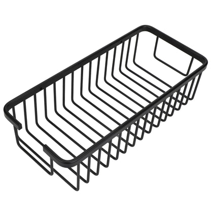 Wall Storage Rack Space Aluminum Rust Proof Large Capacity Kitchen Spice Organize Basket for Bathroom Beauty V1294-YM0523-3112220014611