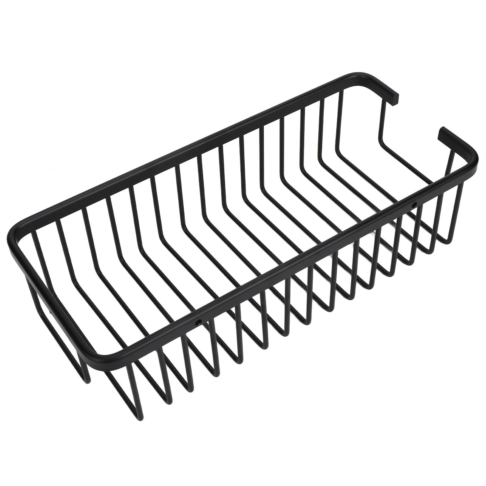 Wall Storage Rack Space Aluminum Rust Proof Large Capacity Kitchen Spice Organize Basket for Bathroom Beauty V1294-YM0523-3112220014611