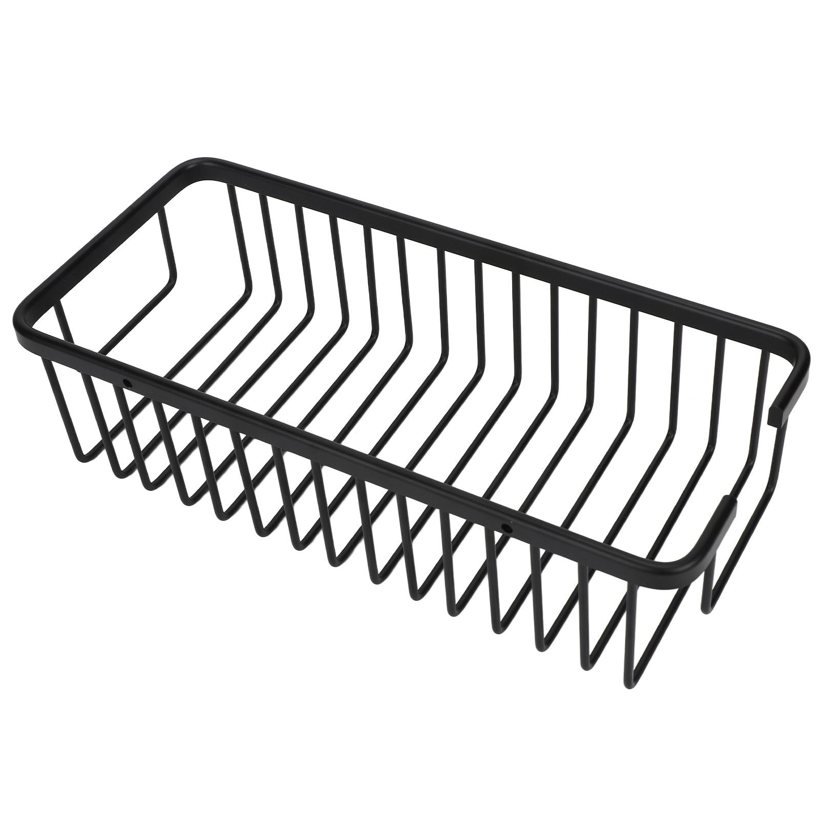 Wall Storage Rack Space Aluminum Rust Proof Large Capacity Kitchen Spice Organize Basket for Bathroom Beauty V1294-YM0523-3112220014611