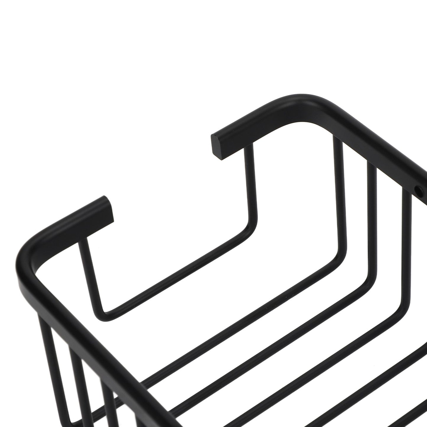 Wall Storage Rack Space Aluminum Rust Proof Large Capacity Kitchen Spice Organize Basket for Bathroom Beauty V1294-YM0523-3112220014611