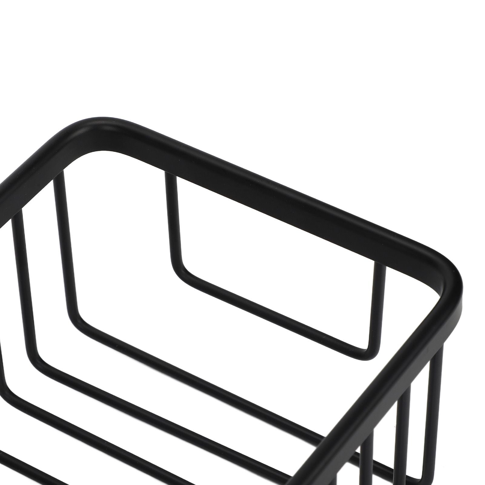 Wall Storage Rack Space Aluminum Rust Proof Large Capacity Kitchen Spice Organize Basket for Bathroom Beauty V1294-YM0523-3112220014611