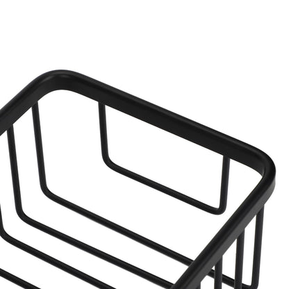 Wall Storage Rack Space Aluminum Rust Proof Large Capacity Kitchen Spice Organize Basket for Bathroom Beauty V1294-YM0523-3112220014611