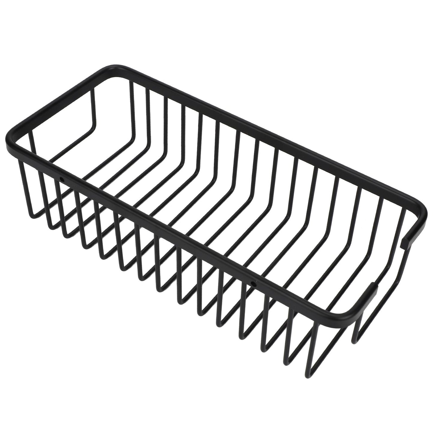 Wall Storage Rack Space Aluminum Rust Proof Large Capacity Kitchen Spice Organize Basket for Bathroom Beauty V1294-YM0523-3112220014611