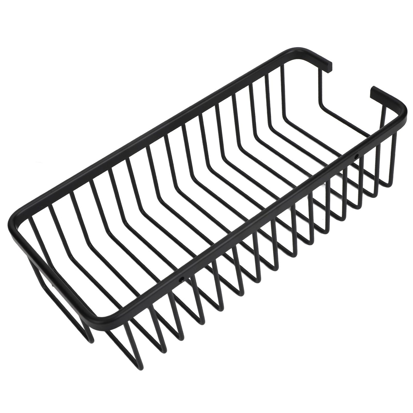 Wall Storage Rack Space Aluminum Rust Proof Large Capacity Kitchen Spice Organize Basket for Bathroom Beauty V1294-YM0523-3112220014611
