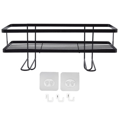 Bathroom Over The Toilet Storage Shelf Space Saver Punch Free Bathroom Storage OrganizerBlack V1294-YM0523-3112220015011
