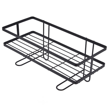 Bathroom Over The Toilet Storage Shelf Space Saver Punch Free Bathroom Storage OrganizerBlack V1294-YM0523-3112220015011