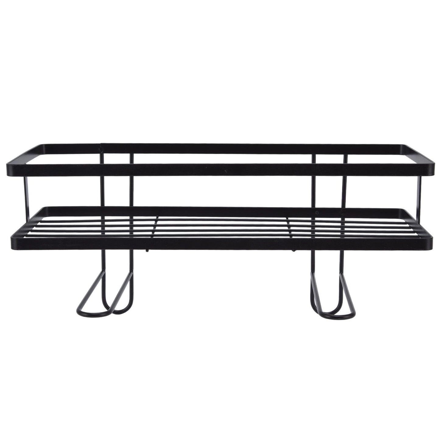 Bathroom Over The Toilet Storage Shelf Space Saver Punch Free Bathroom Storage OrganizerBlack V1294-YM0523-3112220015011