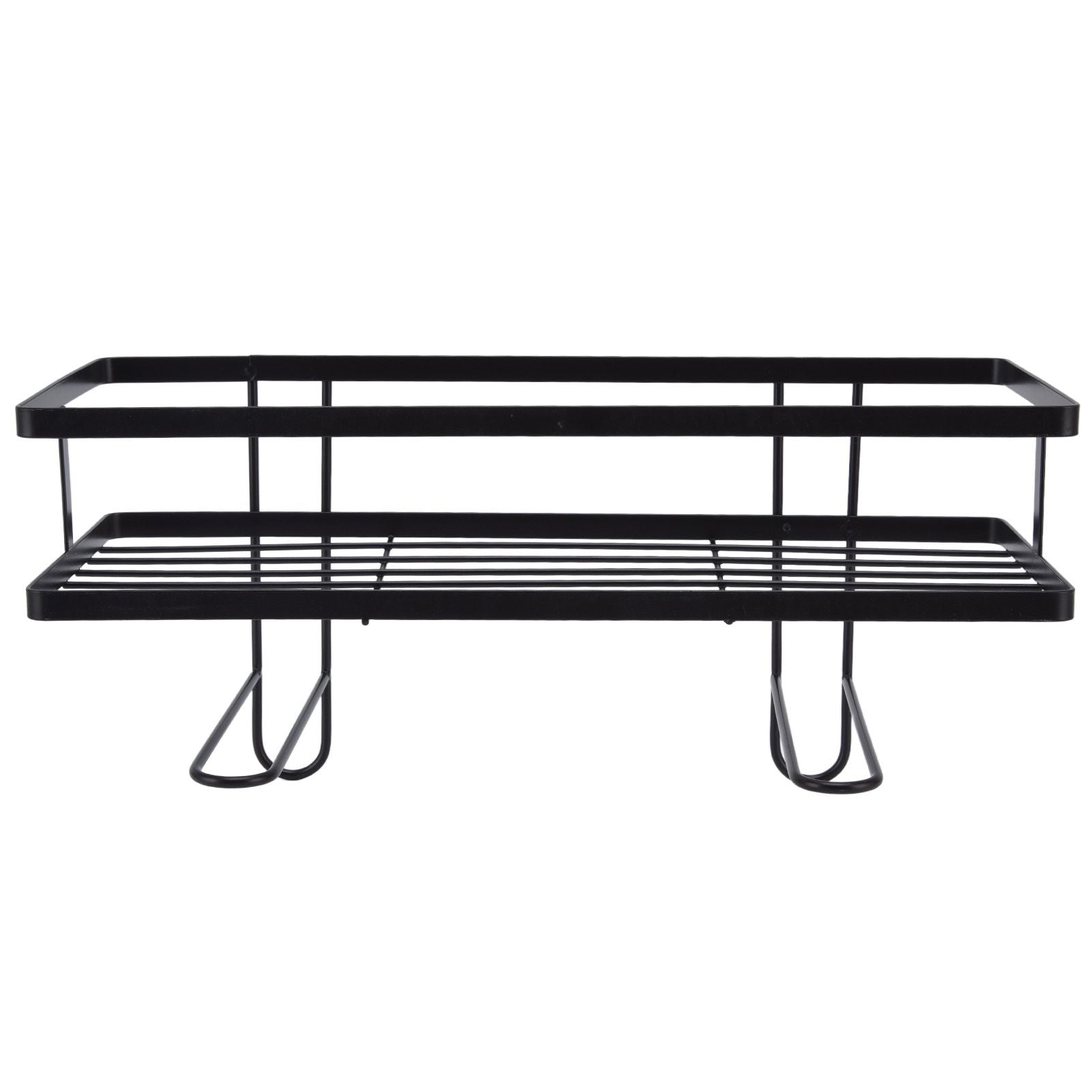 Bathroom Over The Toilet Storage Shelf Space Saver Punch Free Bathroom Storage OrganizerBlack V1294-YM0523-3112220015011