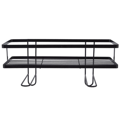 Bathroom Over The Toilet Storage Shelf Space Saver Punch Free Bathroom Storage OrganizerBlack V1294-YM0523-3112220015011