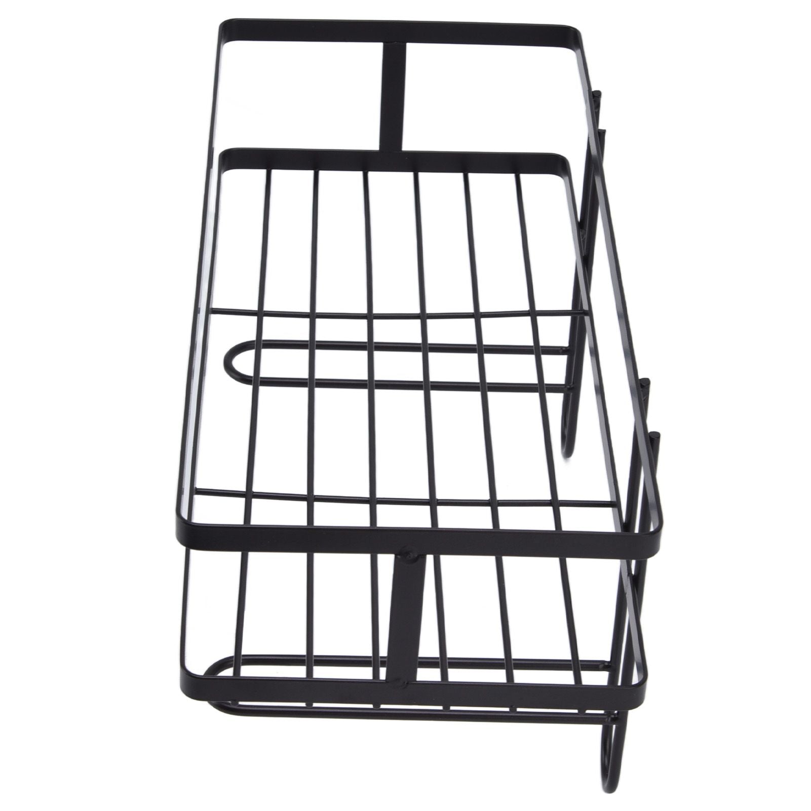 Bathroom Over The Toilet Storage Shelf Space Saver Punch Free Bathroom Storage OrganizerBlack V1294-YM0523-3112220015011