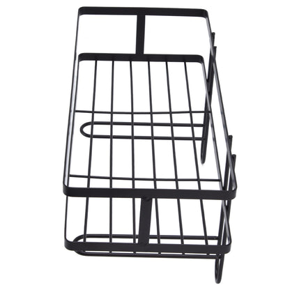 Bathroom Over The Toilet Storage Shelf Space Saver Punch Free Bathroom Storage OrganizerBlack V1294-YM0523-3112220015011
